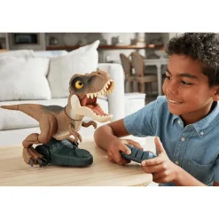 Jurassic World T. Rex Furia Rugiente con Control Remoto HTP60<Mattel Hot