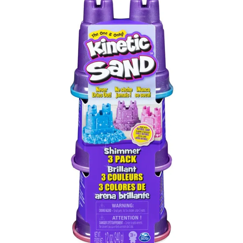Kinetic Sand Multipack Destellos 3 Kits con Molde<Spin Master New