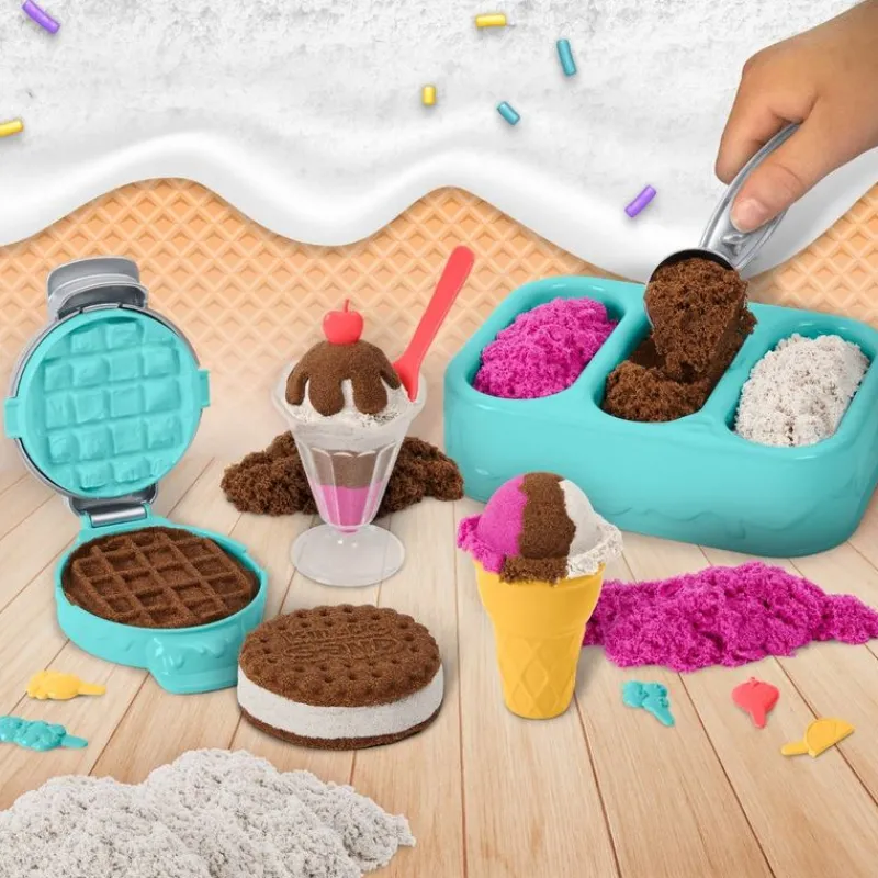 Kinetic Sand Set de Juegos Fábrica de Helados y Postres<Spin Master Discount