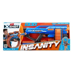 Lanzador de Dardos X-Shot Insanity Mad Mega con 72 Dardos<Importacion Juguetron Best
