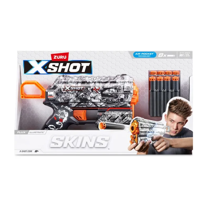 Lanzador de Dardos X-Shot Flux con 12 Dardos<Importacion Juguetron Outlet