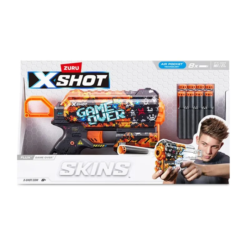 Lanzador de Dardos X-Shot Flux Game Over con 12 Dardos<Importacion Juguetron Discount