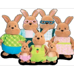 Lil Woodzeez Familia Conejos Con Abuelos<Importacion Juguetron Fashion
