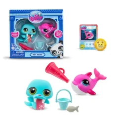 2 Pack Delfin y Morsa<Littlest Pet Shop Discount
