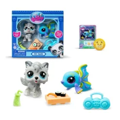 2 Pack Lobo y Pez<Littlest Pet Shop New