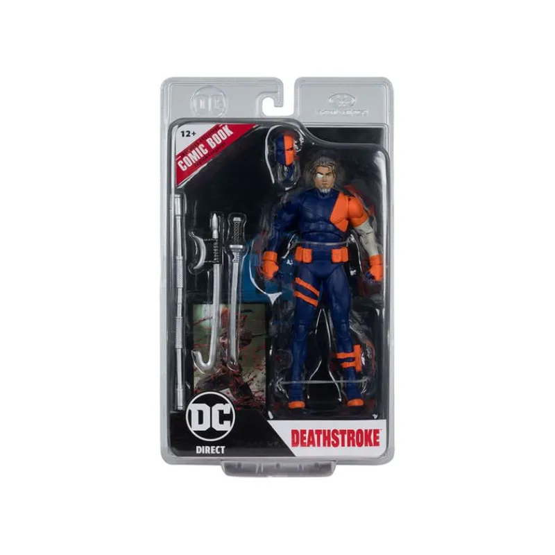Mcfarlane Dc Direct Figure With Comic Wv6 Deathstroke 6075230<Spin Master Hot