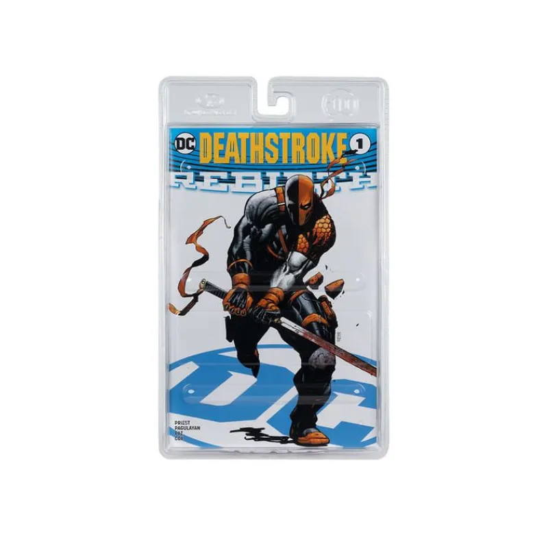 Mcfarlane Dc Direct Figure With Comic Wv6 Deathstroke 6075230<Spin Master Hot