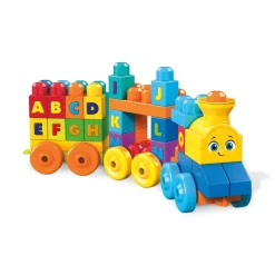 Mega Bloks Tren ABC Músical con Sonidos y Canciones<Mattel Clearance