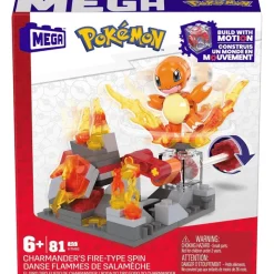 MEGA Pokémon Juguete El giro tipo fuego de Charmander HDL75<Mattel Hot