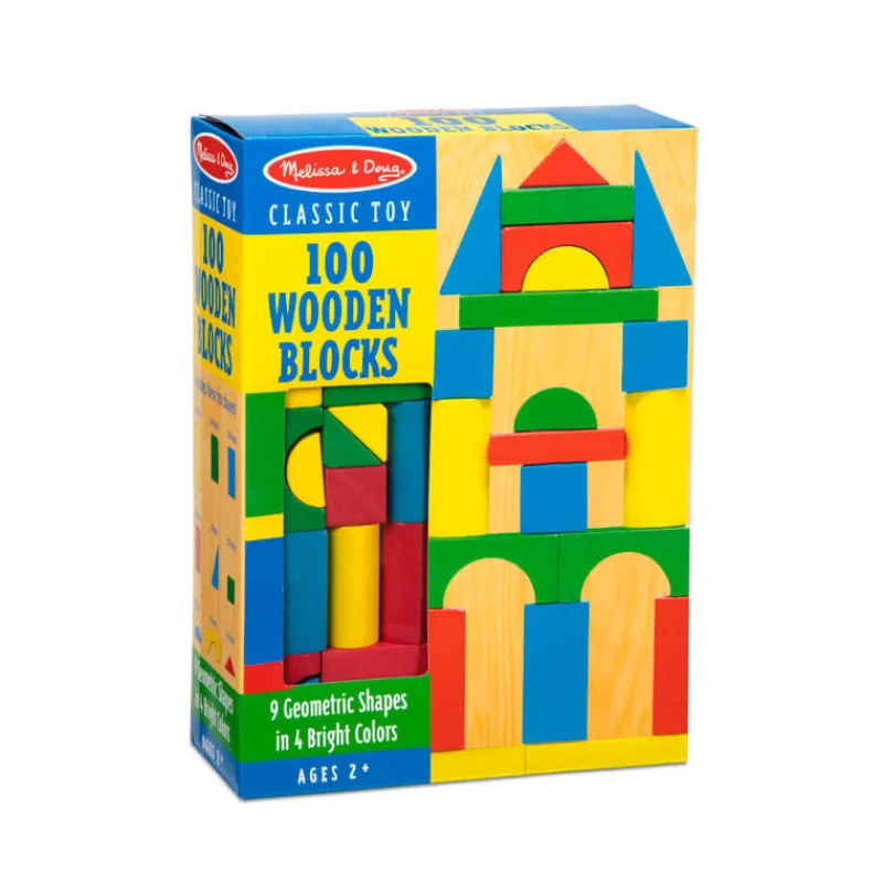 Melissa & Doug Bloques De Madera 100 Pcs 6073056<Spin Master Online