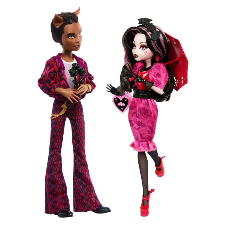 Monster High Fashion Doll 2 Pack Draculaura y Clawd Howliday<Mattel Discount