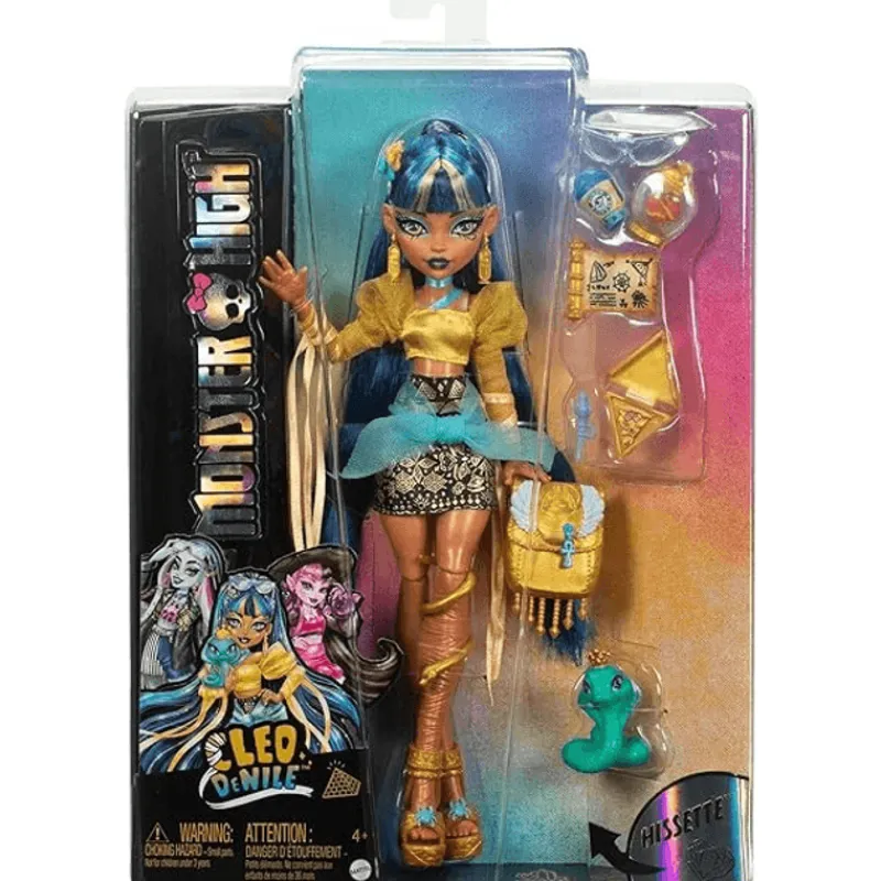 Monster High Muñeca Cleo Nuevo Look para niñas HPD53<Mattel Best