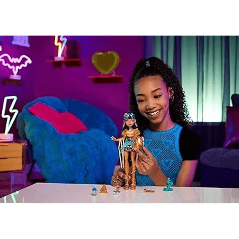 Monster High Muñeca Cleo Nuevo Look para niñas HPD53<Mattel Best