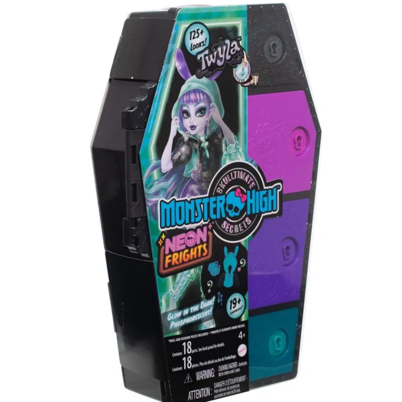Monster High Secret Sustos Neon Fashion Doll Twyla<Mattel Discount