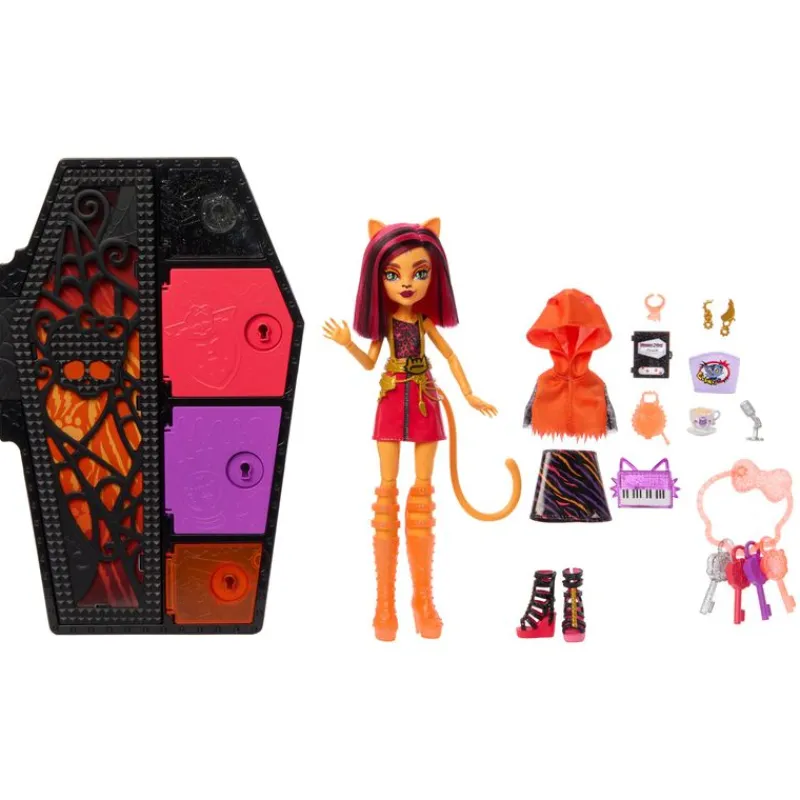 Monster High Secret Sustos Neon Fashion Doll Toralei<Mattel Sale