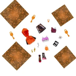 Monster High Secret Sustos Neon Fashion Doll Toralei<Mattel Sale