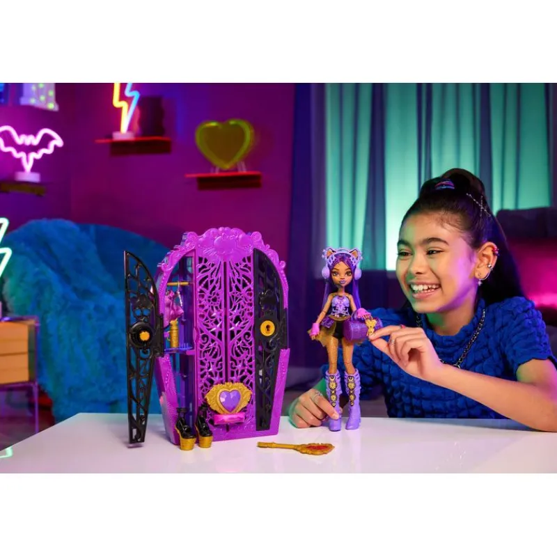 Monster High Set de Juego Skulltimate Clawdeen<Mattel Online