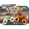 Monster Jam 2 Pack Alien vs Dragonoid<Spin Master Best