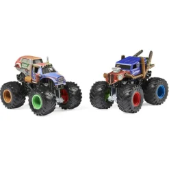 Monster Jam 2 Pack Salvager vs Double Decker<Spin Master Sale