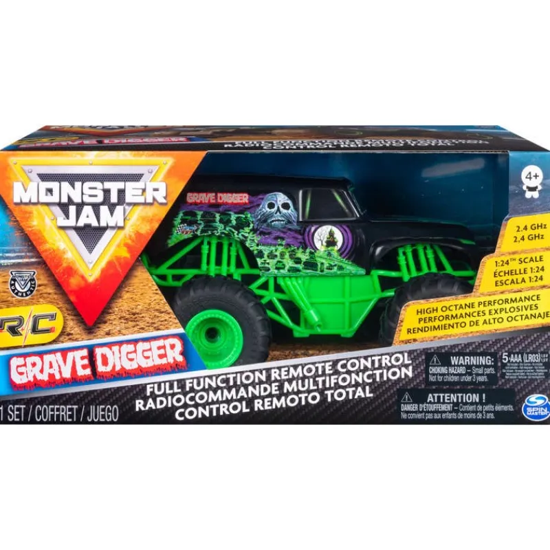Monster Jam 1:24 Radio Control Grave Digger<Spin Master New