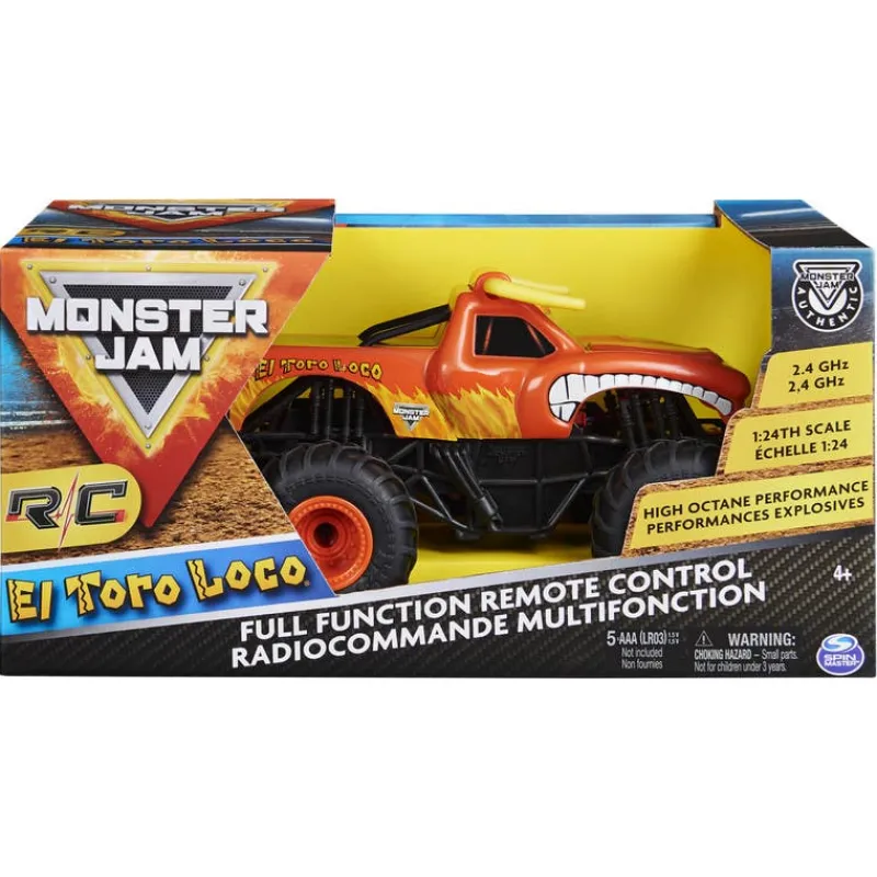 Monster Jam 1:24 Radio Control El Toro Loco<Spin Master Hot