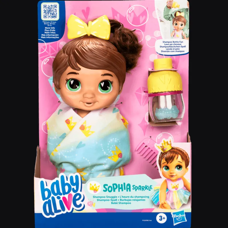 Muñeca Baby Alive Castaña Hora del Baño<Hasbro Outlet