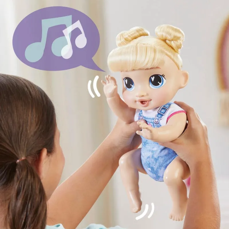 Muñeca Baby Alive Rubia que Gatea, con Sonidos y una Melodía para dormir<Hasbro New