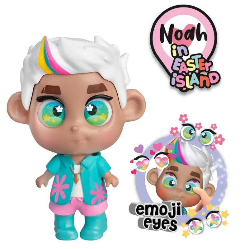 Muñeca Mini Trotties Ojos Emoji Noah<Famosa New