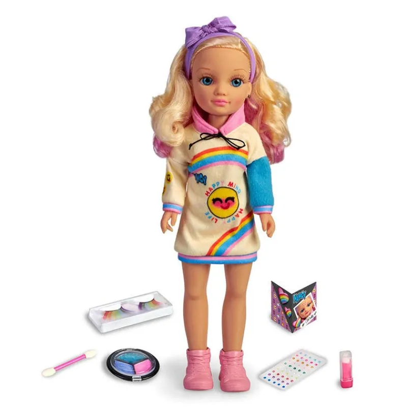 Nancy con Vestido A Day Of Rainbow Make-Up<Famosa New