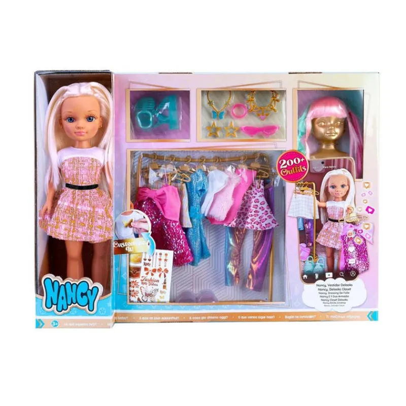 Nancy Muñeca Set de Juego Vestidor de Looks<Famosa Best