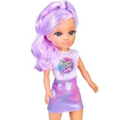 Nancy Muñeca Shine Morado<Famosa Discount