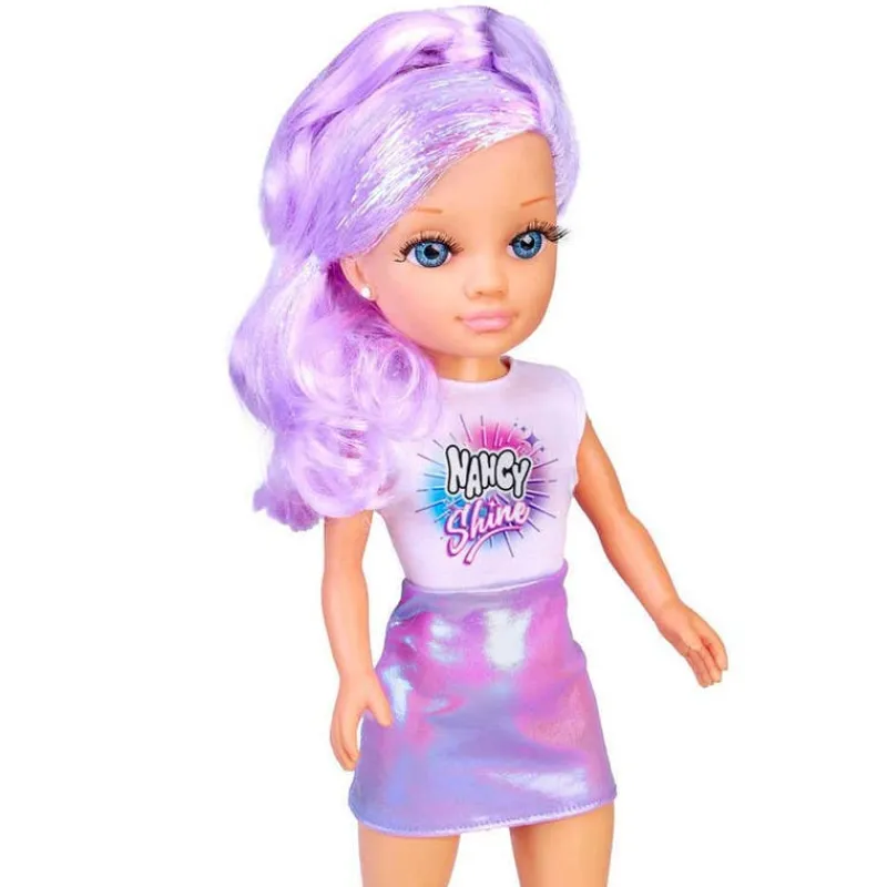 Nancy Muñeca Shine Morado<Famosa Discount