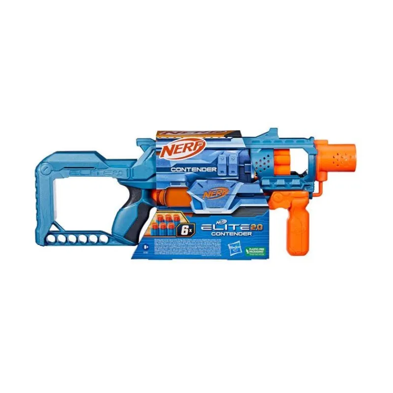Nerf Lanzador de Dardos Contender Elite 2.0 con Diana<Hasbro Best