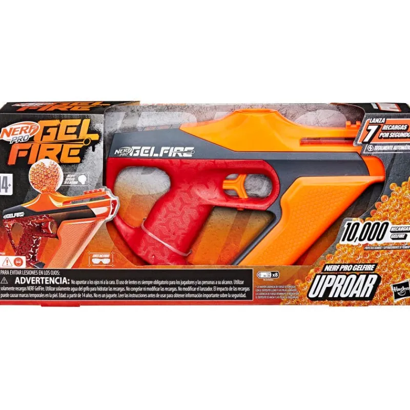 Nerf Lanzador de Gelfire Uproar con Bolsa de 10 mil bolitas y Lentes de Protección<Hasbro Outlet