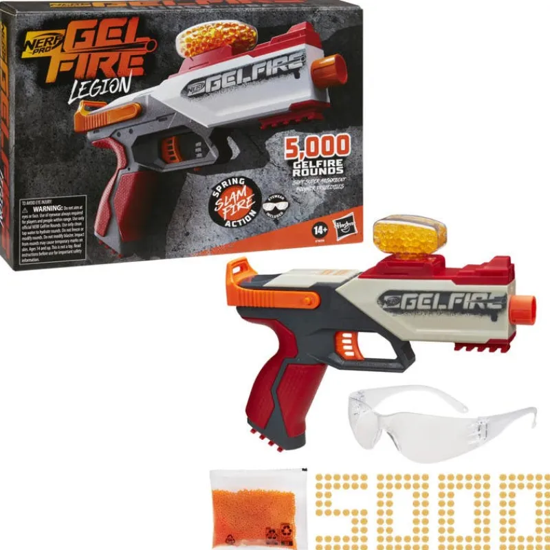 Nerf Lanzador de Gelfire Legion con Bolsa de 5 mil Bolitas<Hasbro New