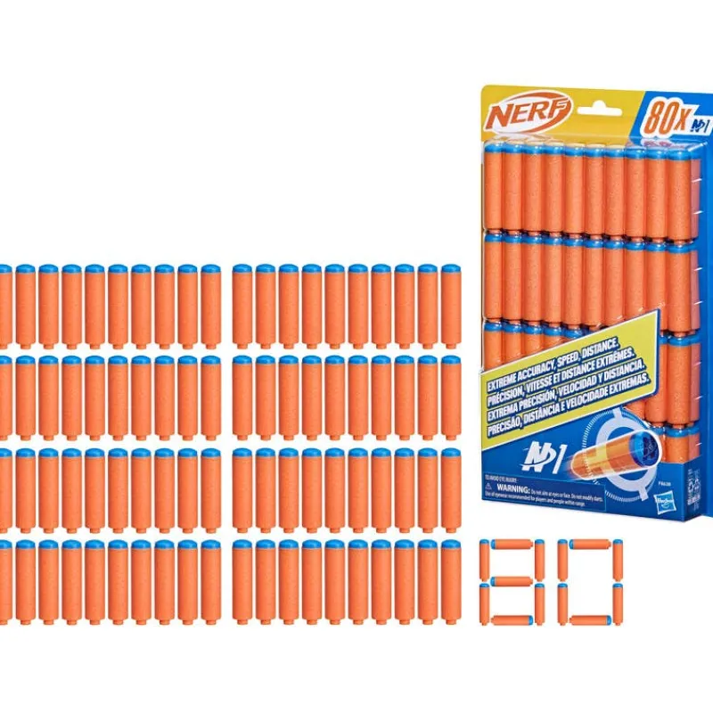 Nerf Refill de Dardos N Series con 80 Dardos<Hasbro Best