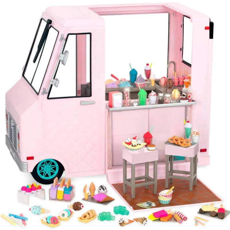 Our Generation Set de Juego Camión Rosa de Helados<Importacion Juguetron Clearance