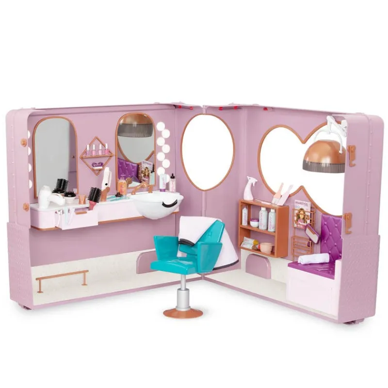 Our Generation Set de Juego Salón de Belleza con Accesorios<Importacion Juguetron Clearance