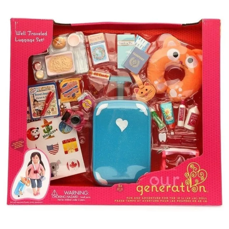 Our Generation Set de Viaje con Maleta y Accesorios<Importacion Juguetron Clearance