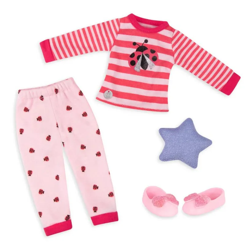 Outfit Pijama Ladybug para Muñecas, Glitter Girl<Importacion Juguetron Outlet