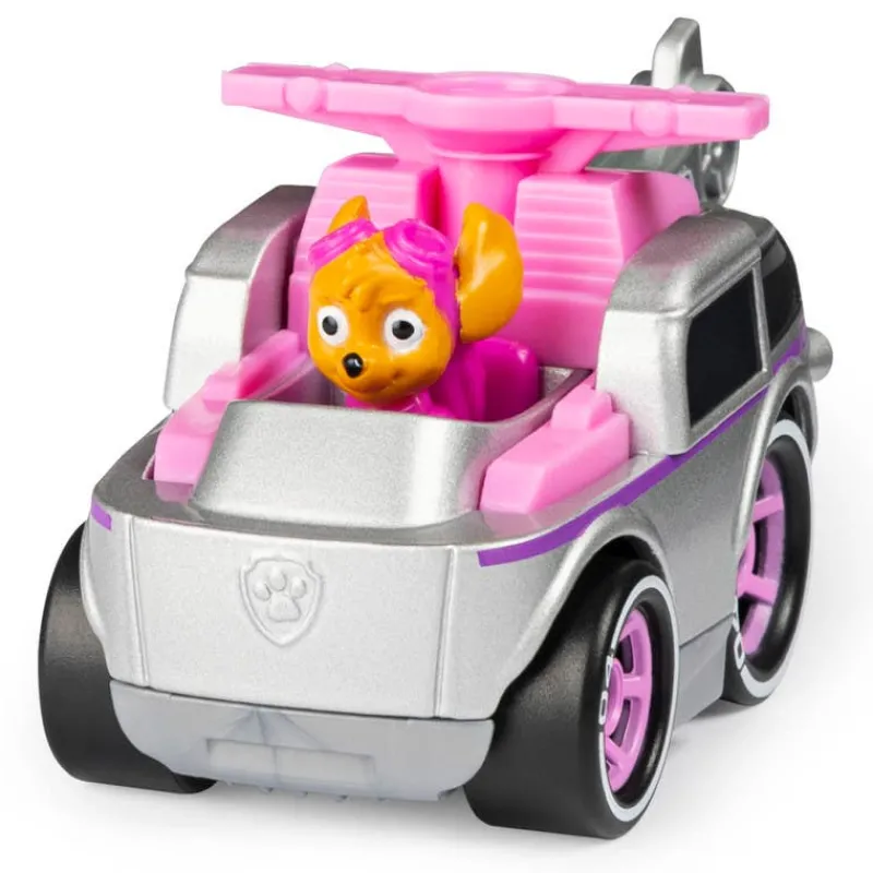 Paw Patrol Mighty Pups Super Paws Vehículo de Metal de Skye<Spin Master New