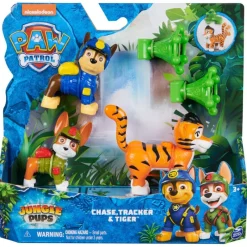 Paw Patrol Set JunglePups con Marshall, Tracker y Tiger<Spin Master Hot