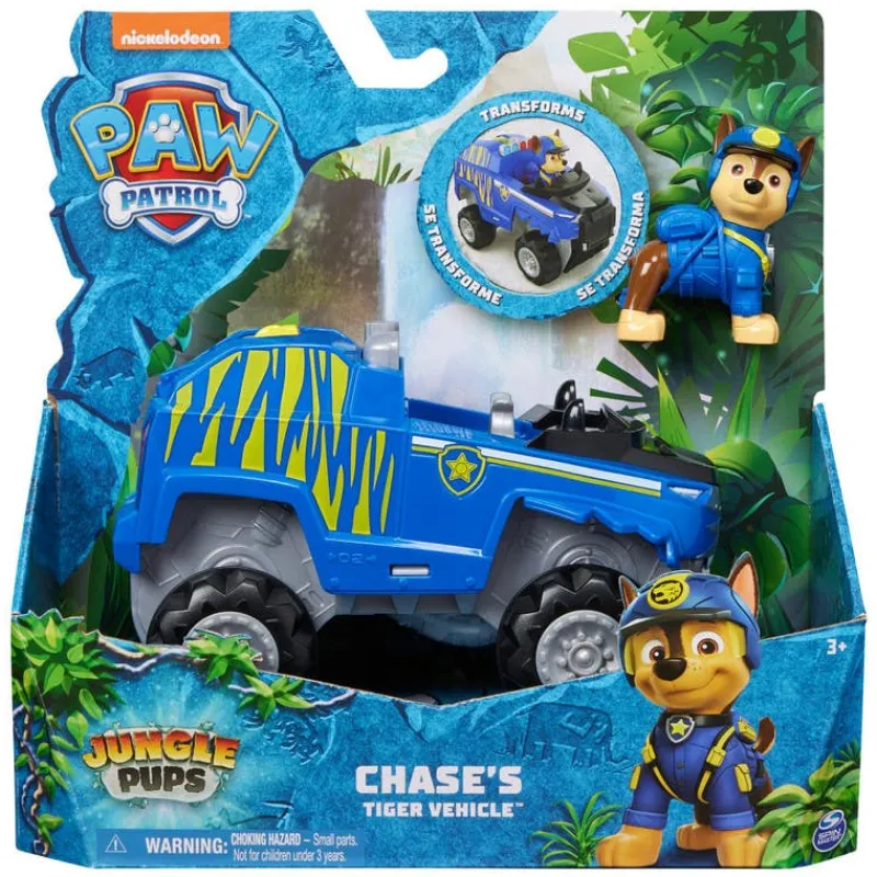Paw Patrol Vehículo con Figura de Chase en la Jungla<Spin Master Clearance