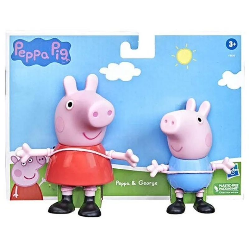 Peppa Pig 2 Pack Peppa y George<Hasbro Clearance