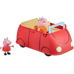 Peppa Pig Carro Rojo con Peppa y George<Hasbro Clearance