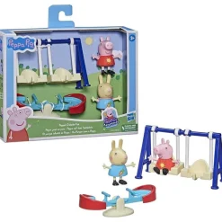 Peppa Pig Set de Juegos Parque de Juegos con Peppa y Rebeca Liebre<Hasbro New