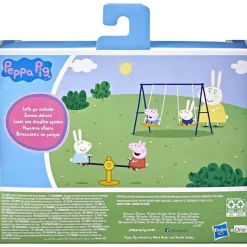 Peppa Pig Set de Juegos Parque de Juegos con Peppa y Rebeca Liebre<Hasbro New