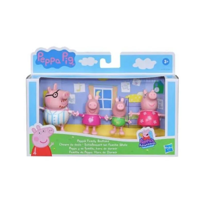 Peppa Pig y Su Familia Hora de Dormir 4 Pack<Hasbro Fashion