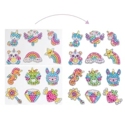 Pintura Brillante y Stickers con Pedrería para Ventanas<Timeout Fashion