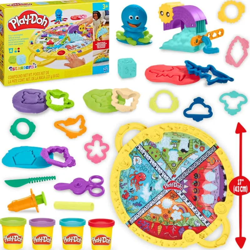 Play-Doh Set de Juegos Para Viajes con Accesorios y 4 Latas<Hasbro Outlet